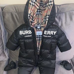 Burberry Logo Puffer Suit